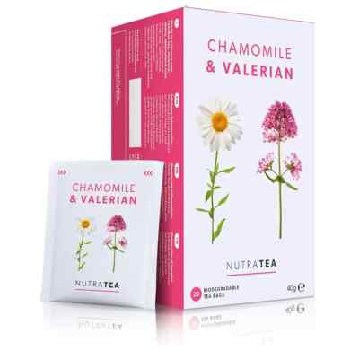 Nutra Tee Kamille & Baldrian 20 Teebeutel - Schlaf & Entspannung