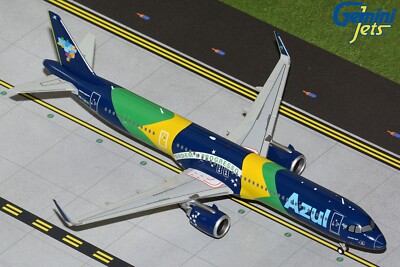 Azul Airbus A321neo PR-YJE Brazilian Flag Gemini Jets G2AZU1085 Scale 1:200