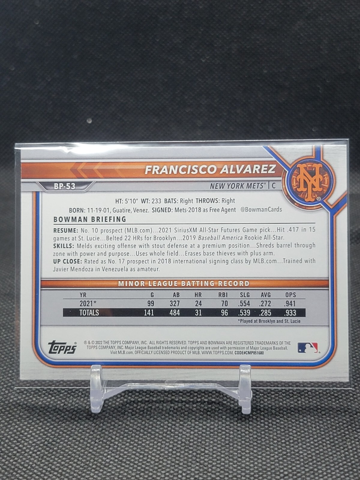 New York Mets *Choose Your Baseball Card* Inserts Rookies Autos (Updated 7/26) - Picture 150 of 512