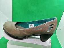 Merrell Evera Pure Aluminum Leather Slip On Cycling Pump Heel Women's 9 J56126