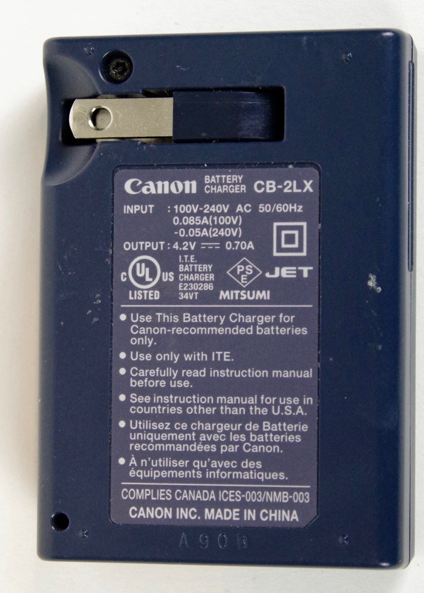 Canon - キヤノンCB-2ＬＧ Genuine Canon CB-2LG Charger For Canon mini X G1X Mark II