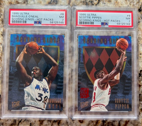 1995 Ultra Scoring Kings Hot Packs (1:72) 10 of 12 Set 7 PSA Graded HOF + 3 Raw - Picture 12 of 23