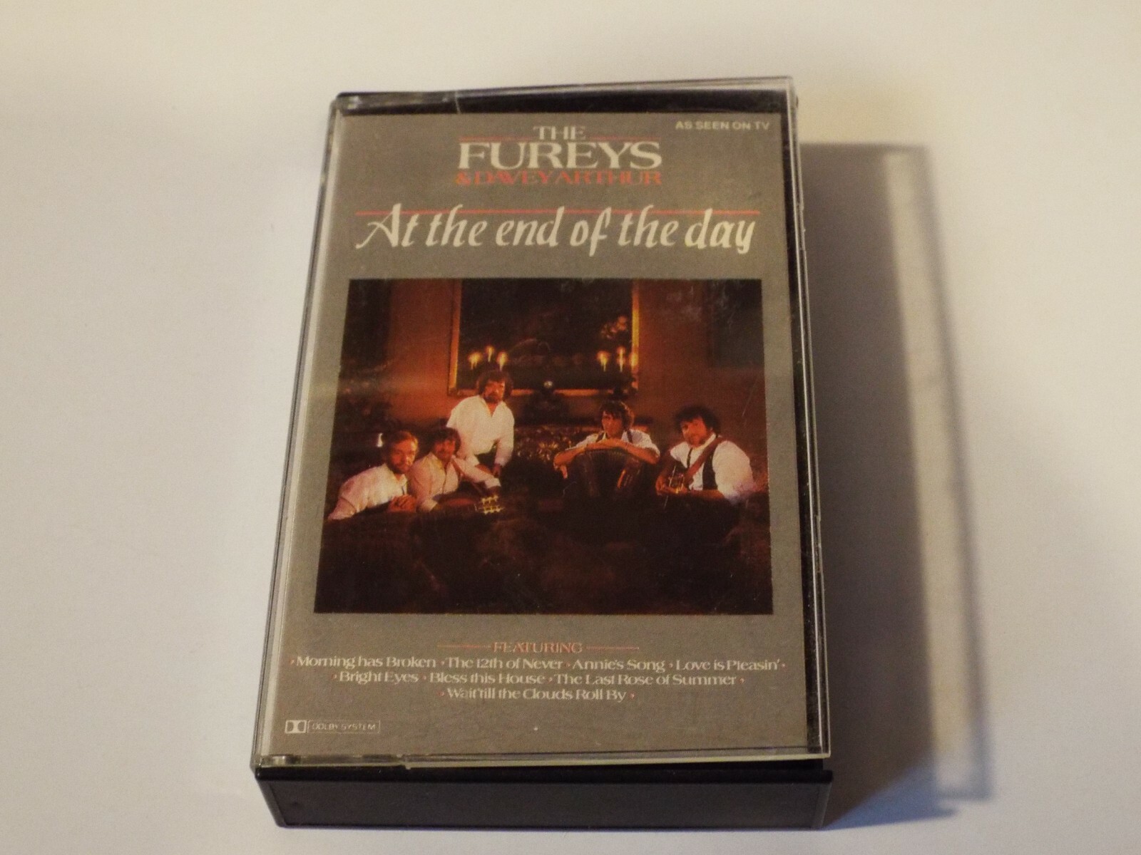 THE FUREYS & DAVEY ARTHUR AT THE END OF THE DAY Cassette Tape
