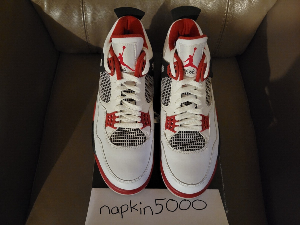Nike Air Jordan 4 Retro Mars Blackmon 2006 Size 11 IV Fire Red 