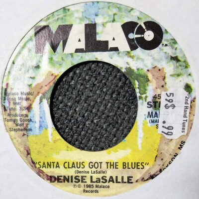 Denise LaSalle, Santa Claus Got the Blues. Vinyl Christmas 45. Near-mint cond.