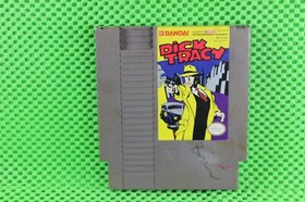 DICK TRACY Nintendo NES-3Y-USA Authentic BANDAI Made in Japan - Recently Tested