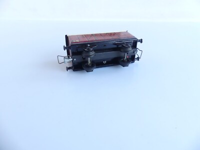 1935 TRIX EXPRESS METAL HO WAGON PLAT A ESSIEUX A RANCHERS