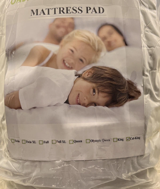 Cal King Cooling Pillow Top Mattress Pad