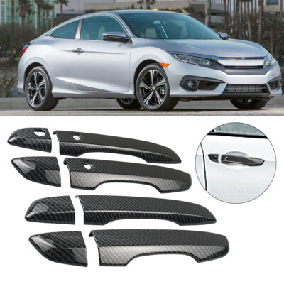 4pcs Exterior Door Handle Cover For Honda Civic Sedan Hatchback Type R 2016-2020