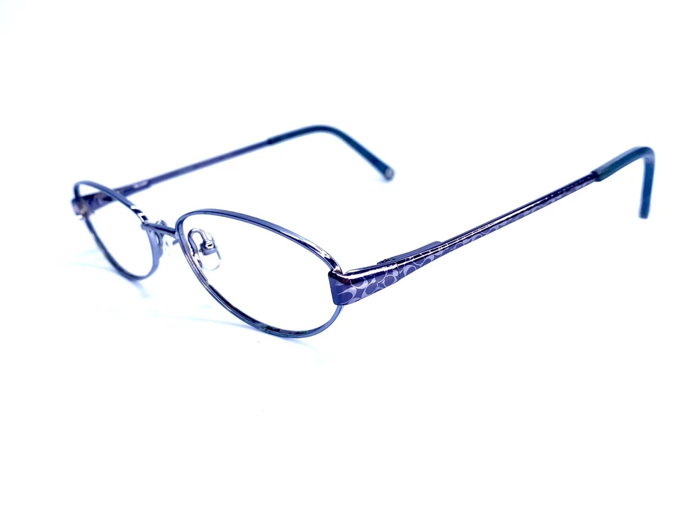 Gafas Coach NY Ovaladas Montura Gunmetal Templos Flexibles Lenora 1011 Pizarra 50 15 135 Foto 2 de 4