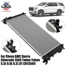 13569 Radiator for Chevrolet GMC Sierra Silverado 1500 Tahoe Yukon 5.3/6.0/6.2L