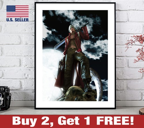 Devil May Cry Dante Poster 18" x 24" Druck Spielzimmer Wandbild 4