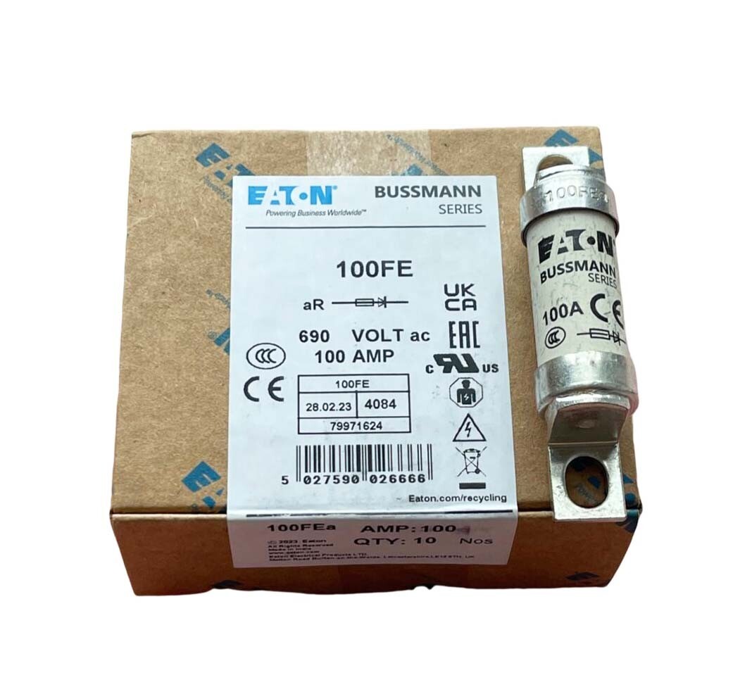 EATON BUSSMANN 100FE HRC FUSE, 100A, 690 At Best Price In Panchkula | ID: 2851118100191 - Foto 3