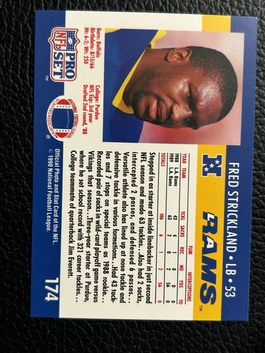 1990 Pro Set Football - - Pick A Card -#3 - #175 +LL +RC +HOF - Picture 467 of 471