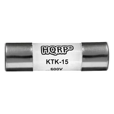 HQRP KTK-15 Midget Fast-Acting Digital Multimeter Fuse 15A for Fluke P/N 892583