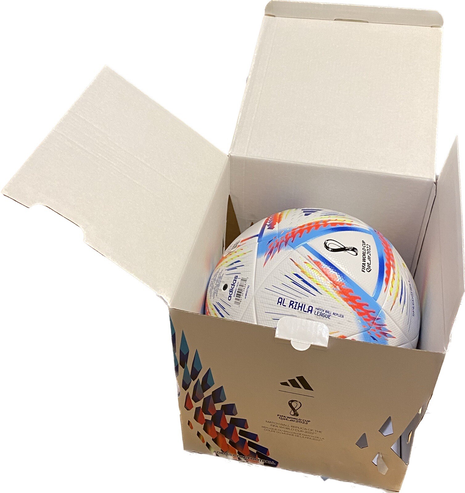 adidas Al Rihla League Ball with Box Fifa Quality Limited Edition Size ...