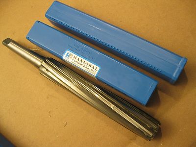 Hannibal Carbide .995/" Carbide Tip #2MT Shank Reamer,8 Flute
