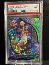 2022 Panini Revolution WNBA Impact /149 DiJonai Carrington #25 RC PSA 9 LOW POP
