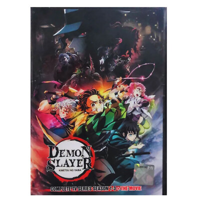 DVD Demon Slayer Kimetsu No Yaiba Season 1-3 Movie Eng