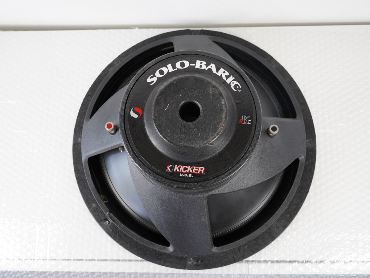 KICKER SOLO-BARIC S15C 15 inch Woofer Single Good Working KICKER SOLO-BARIC S15C 15 inch Woofer Single Good Working