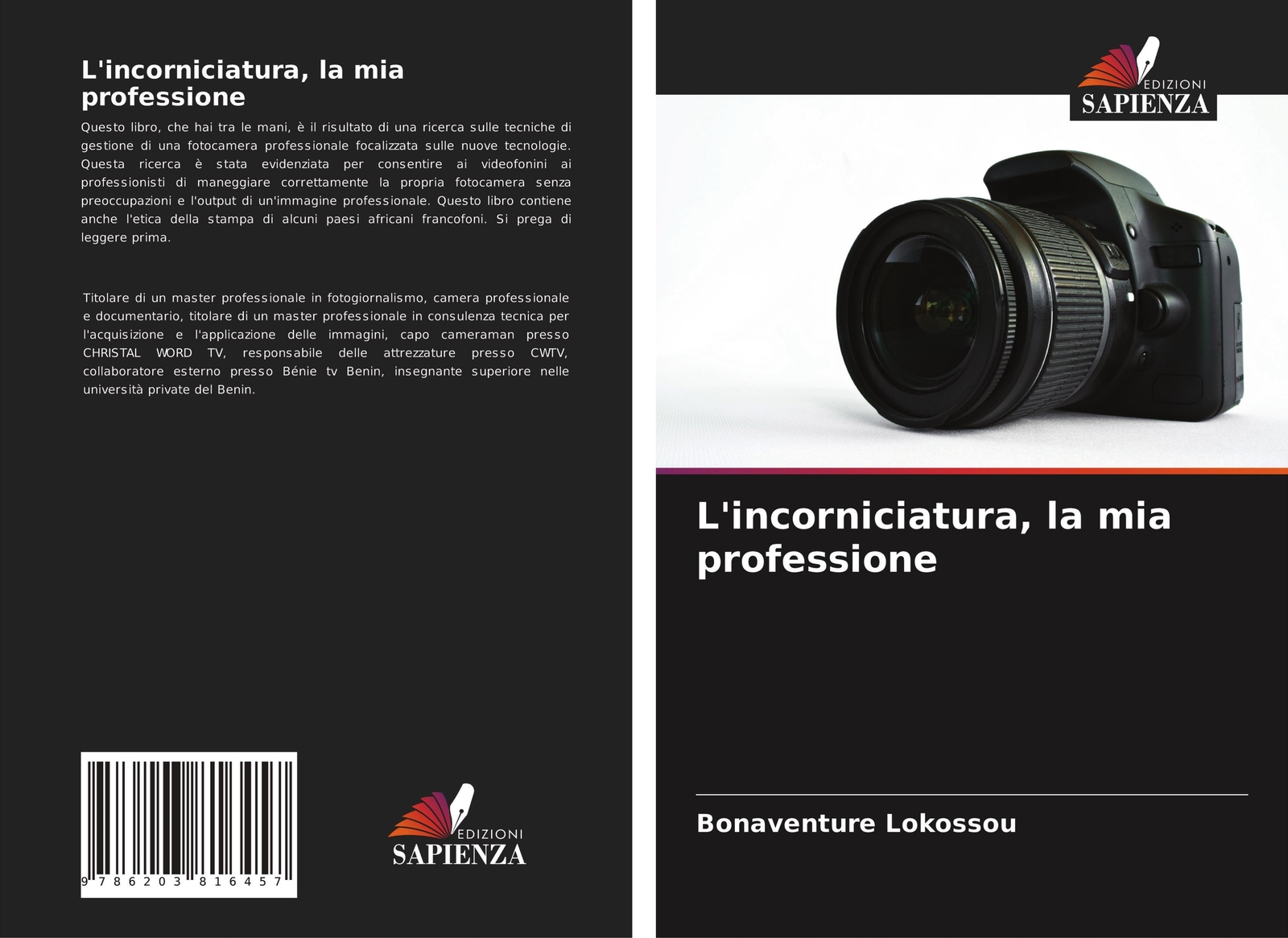 Bonaventure Lokossou | L'incorniciatura, La Mia Professione |