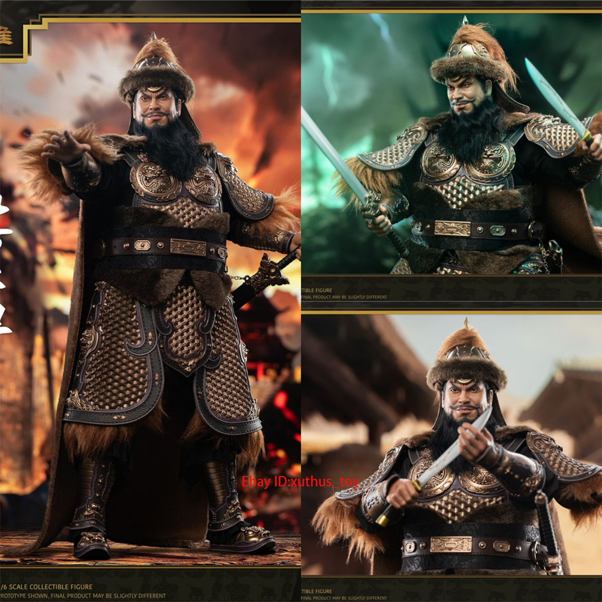 FZ Art Studio FZ-016 Three Kingdoms Dong Zhuo 1/6 Action Figure In
