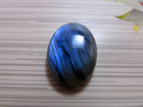Labradorite Cabochons Full Flashy Fire 41.50 Carat Good Quality Oval 30x22MM - 第 3/4 張圖片