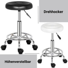 Rollhocker Arbeitshocker Hocker Drehhocker Kosmetikhocker Praxishocker Farbwahl