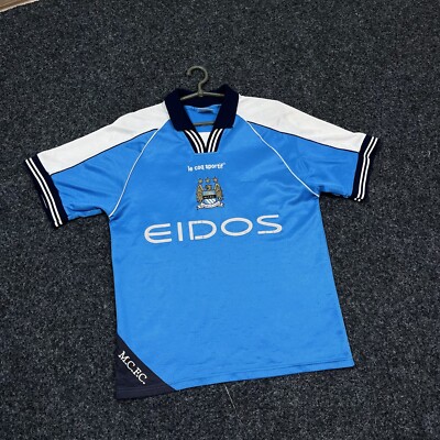 ウェア Manchester City Home Uniform 1999/2000 s-l400.jpg