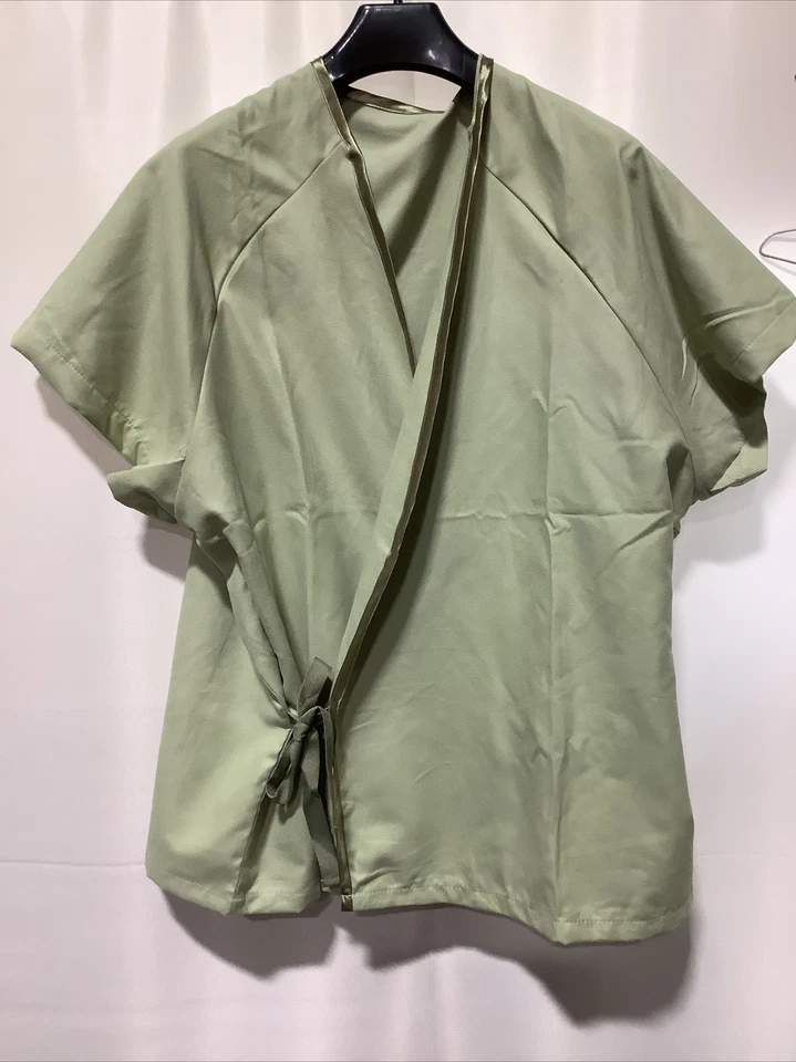 Health Care Mammography Jacket Top Lot of 6 Green Comfort cape gown Image NEW - Image 2 of 4