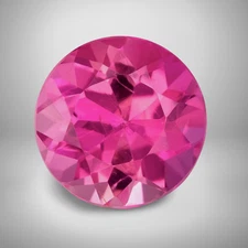 Pink Tourmaline Round Cut Gemstone 3.50 Cts - 10 mm VVS Loose Gem
