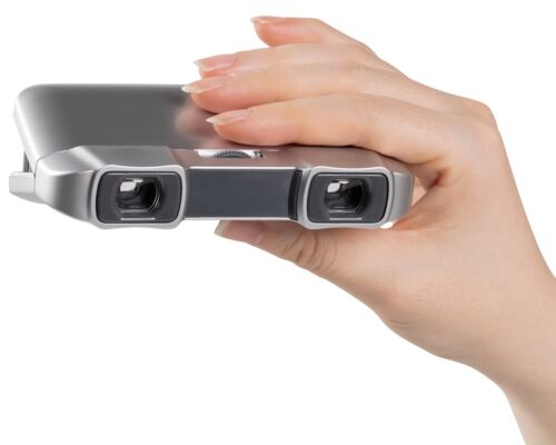 Kenko binoculars Pliant Opera Glass 3x 25 caliber flat-panel fold silver 417492 - Picture 3 of 5