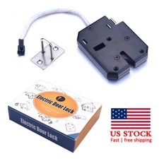 DC 12V Electromagnetic Electric Control Cabinet Drawer Lockers Lock Latch Steel