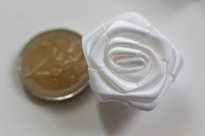100 Pièces Mini Rose En Satin, Tête De Fleurs En Tissu, Mini Rose - Foto 7
