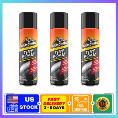 #ad Armor All Tire Foam Car Cleaning Foam Wheel and Tire Cleaner 20 oz 3 Pack $18.29