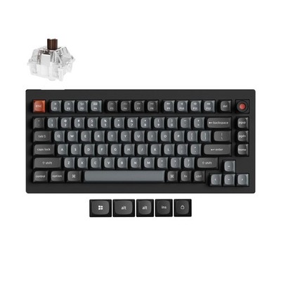 Keychron V1 8K QMK Wired Mechanische Tastatur QWERTY US - Super Brown Switch