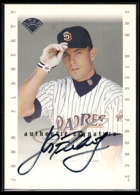 1996 Leaf Signature Series #NNO John Flaherty Extended Series Autographs