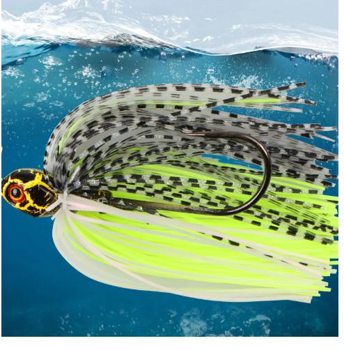 Faisox Fishing Chatterbait Kit with 5 Colorful Lures and Storage Box - Image 5