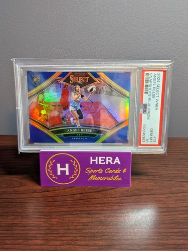2024 Panini Select WNBA Angel Reese Snapshots Rookie RC Blue /49 PSA 10 Jersey #