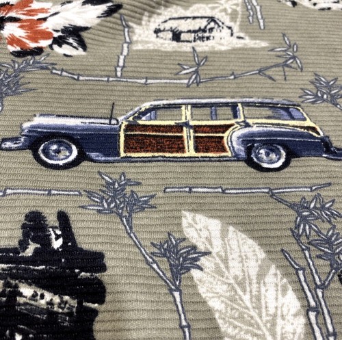 Polo de golf Palm Island Clothing verde y negro palma vintage para coche grande - Imagen 5 de 7