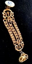 Vintage Gold Filled Watch Fob K Of C Beautiful! /A20