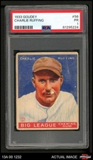 1933 Goudey #56 Red Ruffing Yankees HOF PSA 1 - POOR