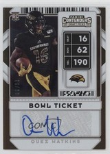 2020 Contenders Draft Picks College Bowl Ticket 16/99 Quez Watkins Auto 1bm4