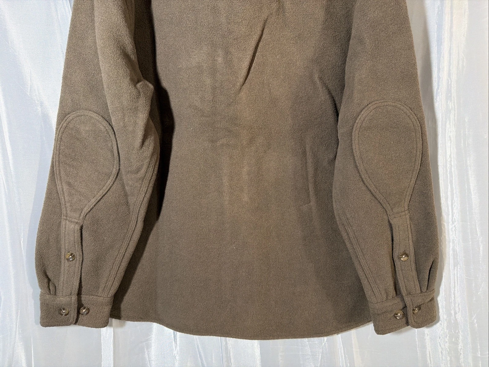 RARE Best Made Co. Borwn Wool Flannel Overshirt Men's 2XL/XXL Zip Shacket B2181 - product detail image 12