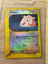 Clefairy 101/165 Common Expedition Base Set Pokemon Reverse Holo Heavily Played