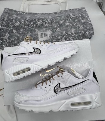 Sz 10.5 Victor Solomon x Nike Air Max 90 'Downtown Diamond District' White AM90