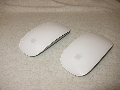 Two (2) Genuine Apple Magic Mouse A1296 ... Bluetooth multi-touch mouse for Mac.