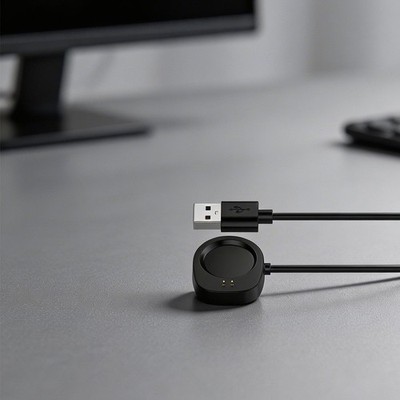 Für Amazfit Active3 Magnetisches Ladekabel 1M Schwarz Schnellladung 5V 1000mA