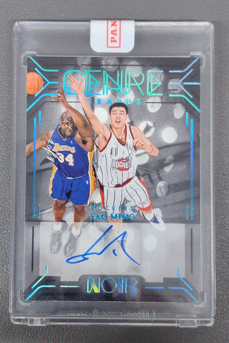Panini Yao Ming Basketball Autographed Sports Trading Cards