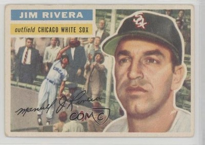 1956 Topps Jim Rivera (White Back) #70 0s4